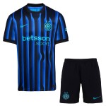 Günstige Fußballtrikots Inter Mailand Kinder Heimtrikot 2025-26 Kurzarm